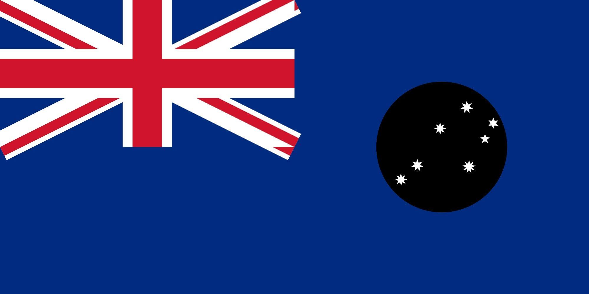 Drapeau South Australia 1870–1876 grand pavillon historique de qualité supérieure