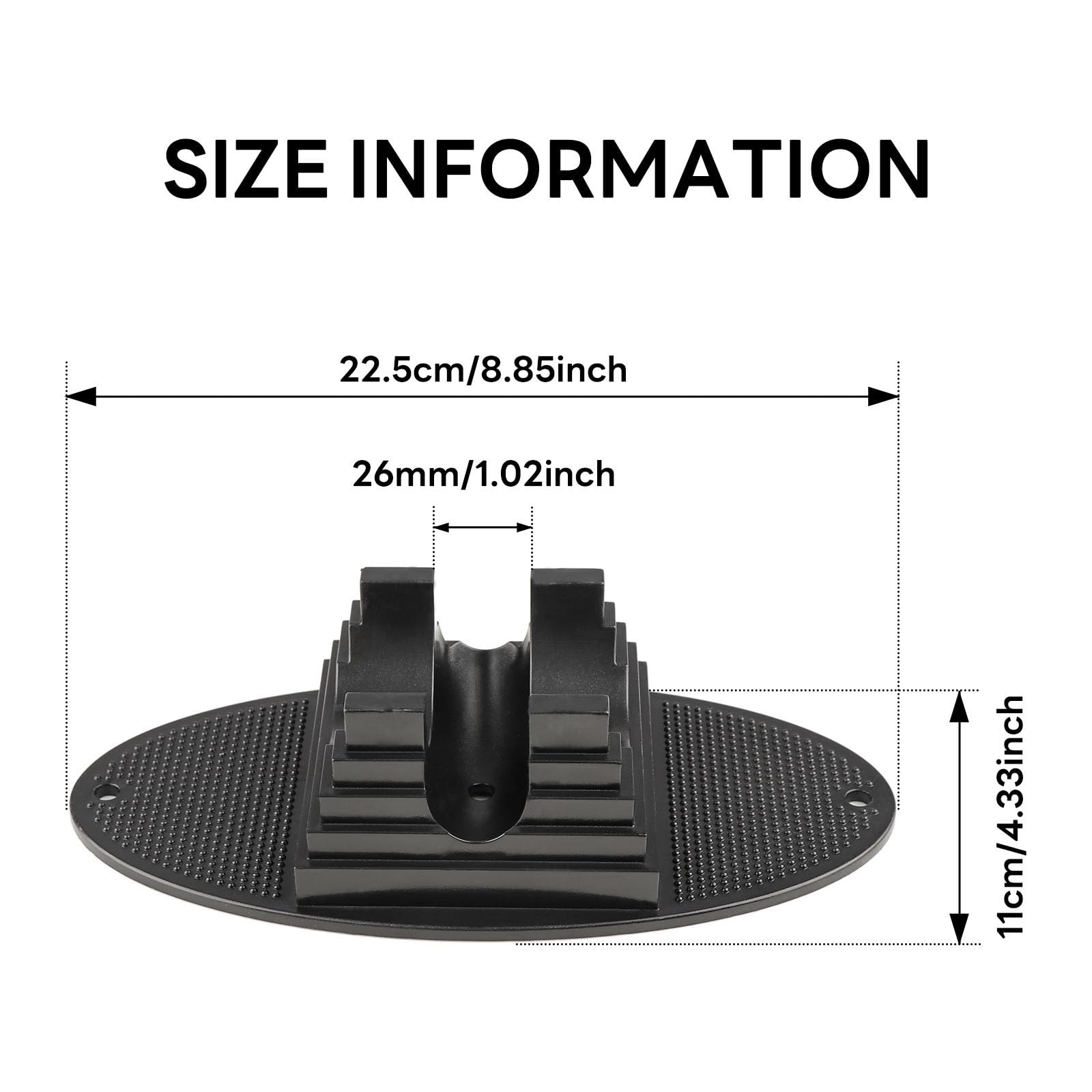 Gladeer 2-Wheeled Scooter Stand Parking Support 90/100/110/120 * 24mm Wheels for Razor A A2 A3 Fuzion Envy Kid Stunt Pro Kick Push Scooter (Black-4P)