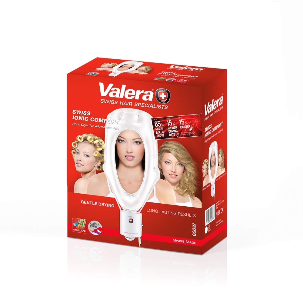 Valera Swiss Ionic Comfort 513.01 Trockenhaube 600 W weiß mit Ionen-Generator 3 Temperaturstufen