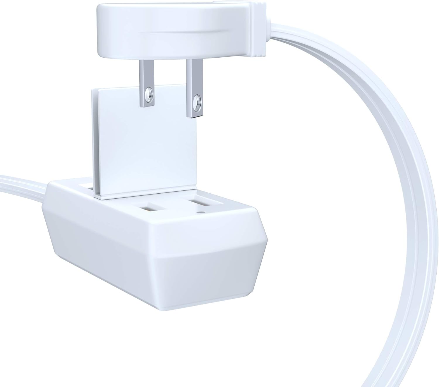 Best Deal Maximm Cable 20 Foot Flat Plug Extension Cord/Wire, Multi Outlet - Angled Plug Extension Cord with Safety Water Proof Cover - White Exclusive Discount 80% Offer Maximm Cable 20 Foot Flat Plug Extension Cord/Wire, Multi Outlet - Angled Plug Extension Cord with Safety Water Proof Cover - White