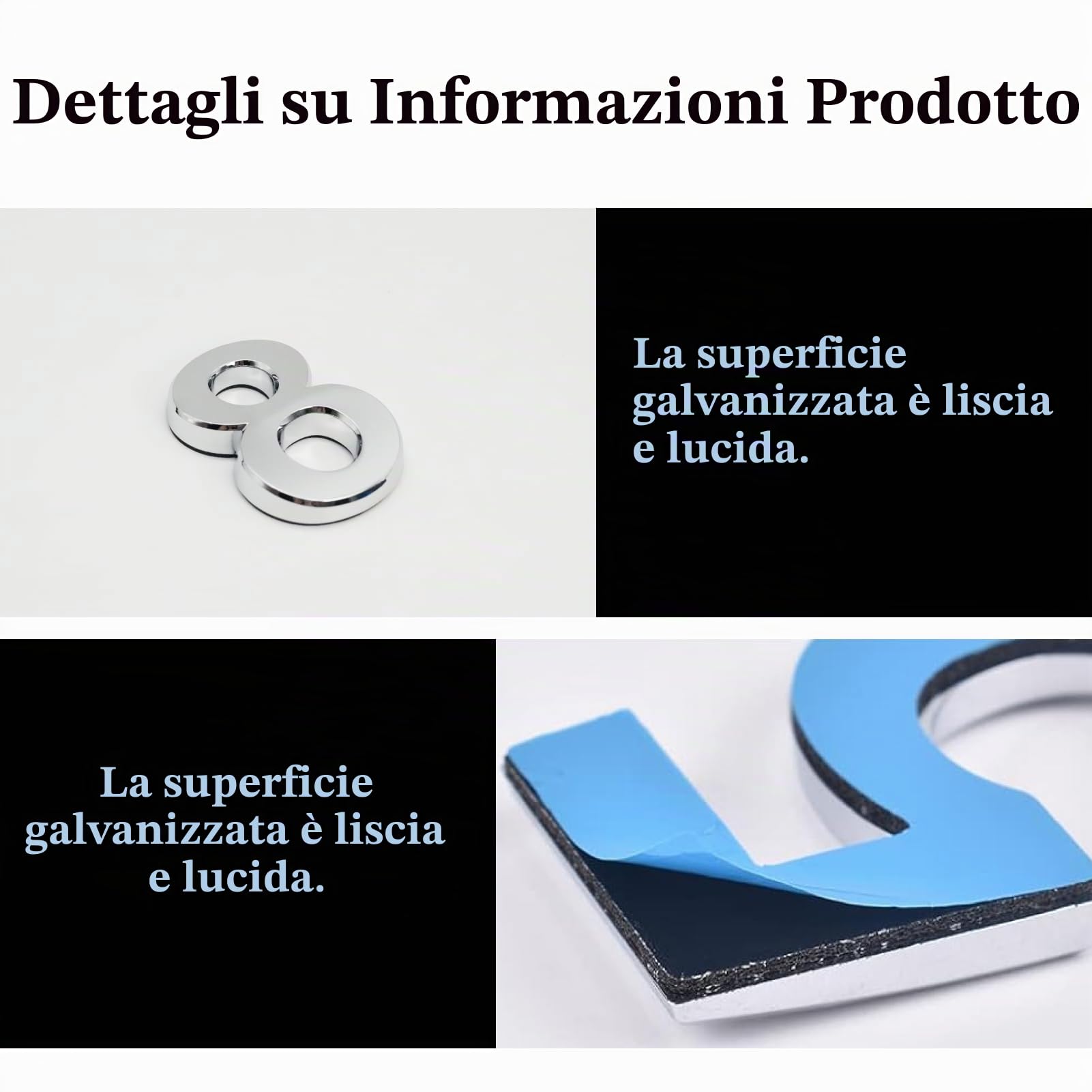 Numeri Adesivi 5 Cm,Numeri Per Cassette Postali,Numeri Camere Hotel Adesivi 3dArgenteo,Targhette Numeriche Da 0A9 Per Case, Appartamenti,Uffici,Cassette Postali (Argento, 50mm)