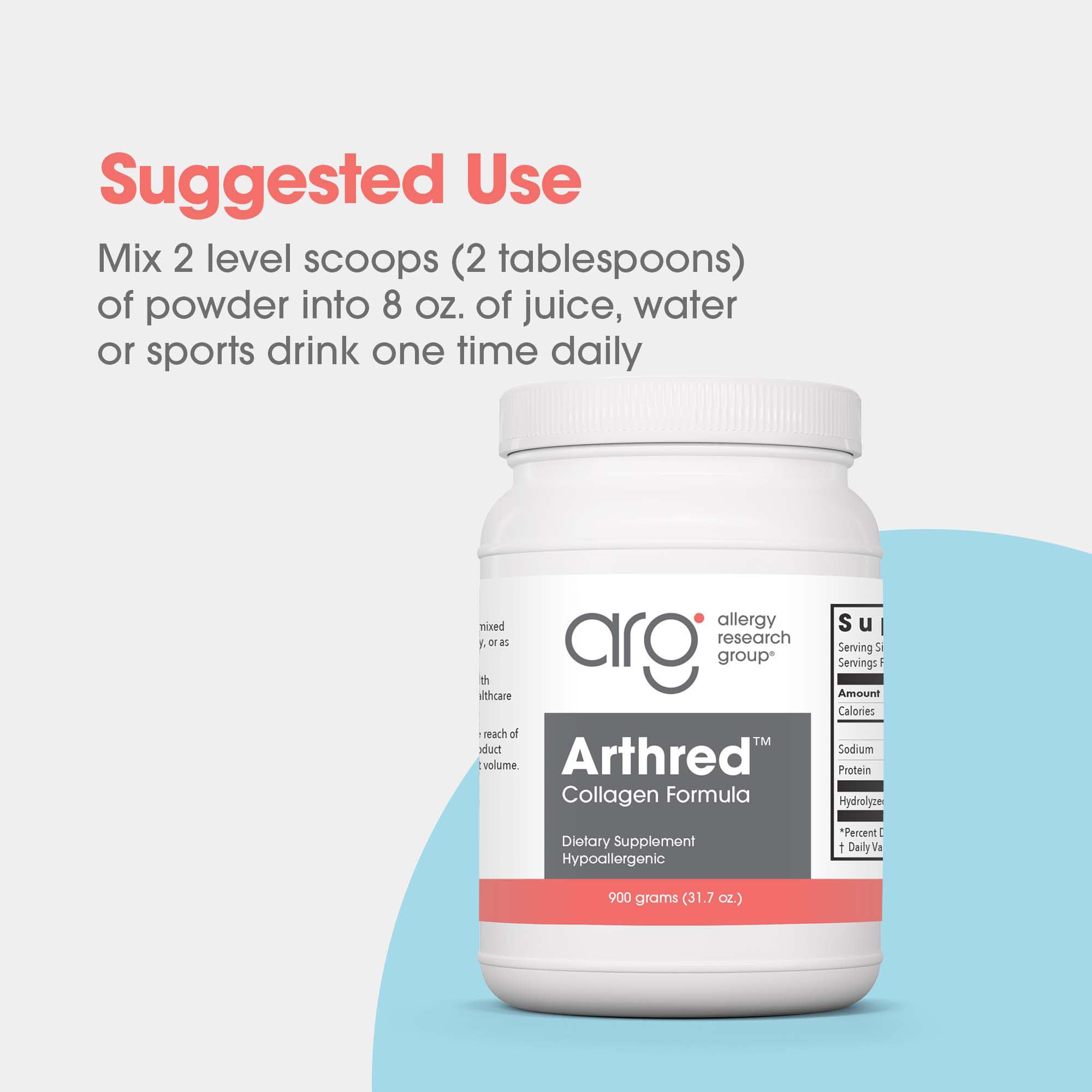 ARG Arthred Collagen Powder, Connective Tissue, 31.7 oz — Amazon image 4
