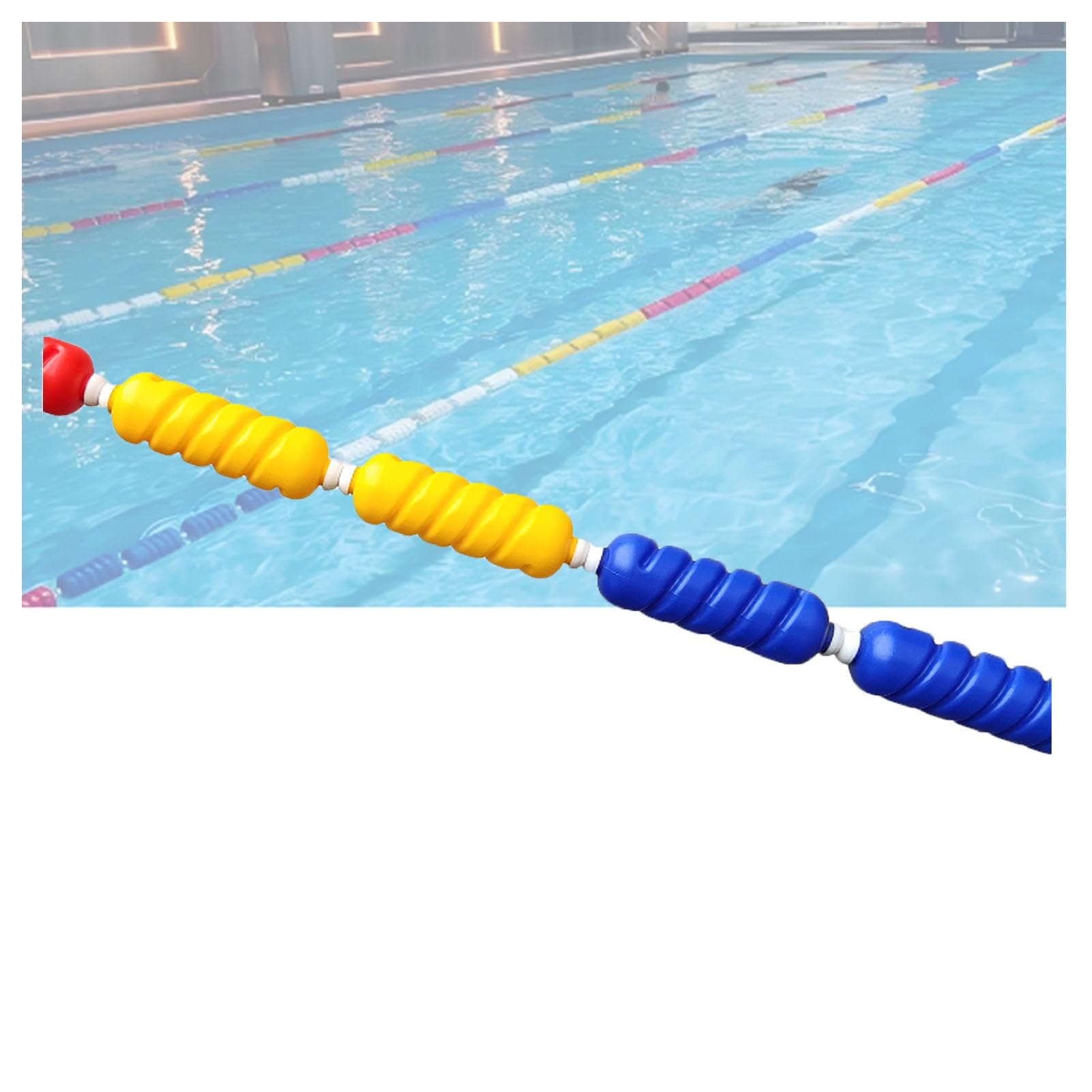 Séparateur de couloirs de piscine 300 cm avec câble métallique résistant