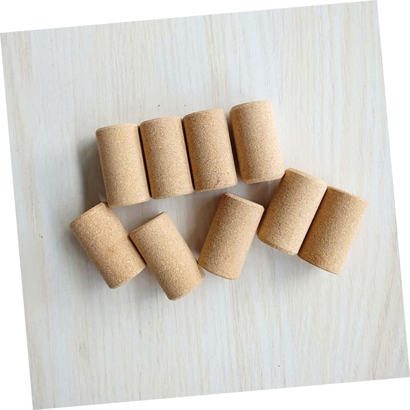 SOLUSTRE 30 Pcs Straight Sealing Wine Corks Natural Cork Wood Bottle Accessories Wine Bottle Stopper