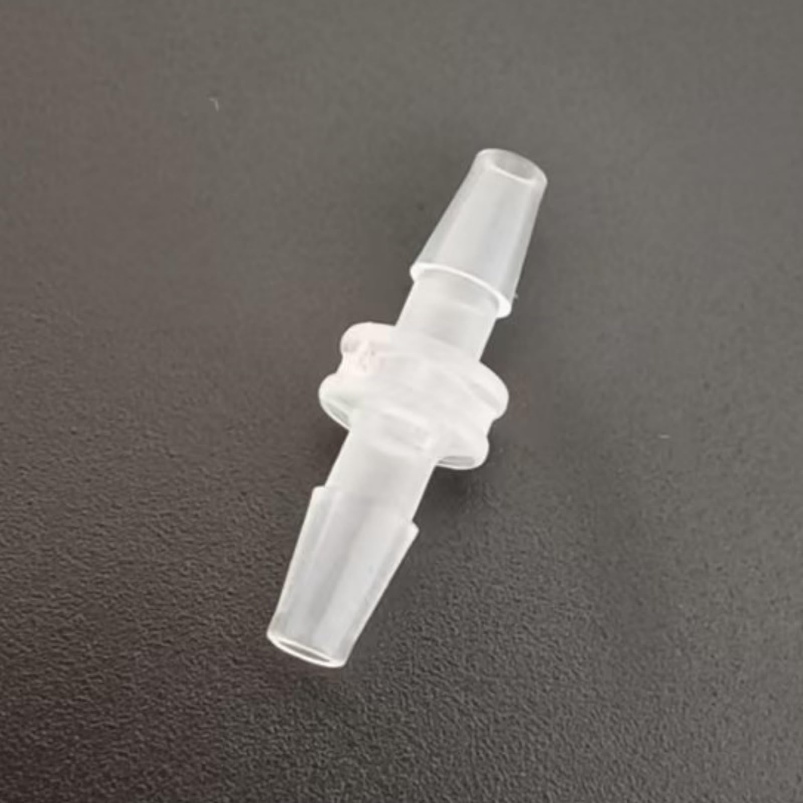 Paquete de 50 accesorios de púas rectos iguales de plástico PP transparente for maquinaria de laboratorio y alimentos - Conectores de manguera duraderos(3.2mm 1/8inch)