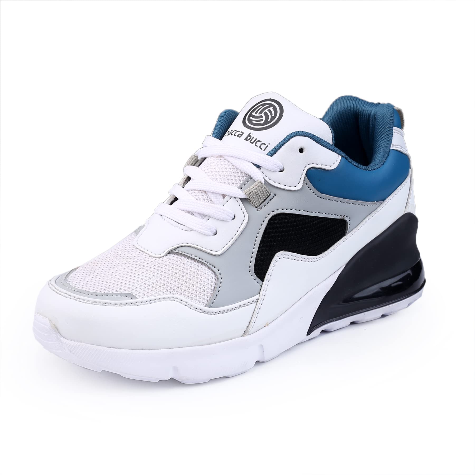 Bacca Bucci® Boys or Girls Urban Retro Fashions Sneakers for Walking Running Partying & Fun (Age : 8 Years to 12 Years) White, Size UK3 (B0B8WC8DS2) Amazon Price History, Amazon Price Tracker