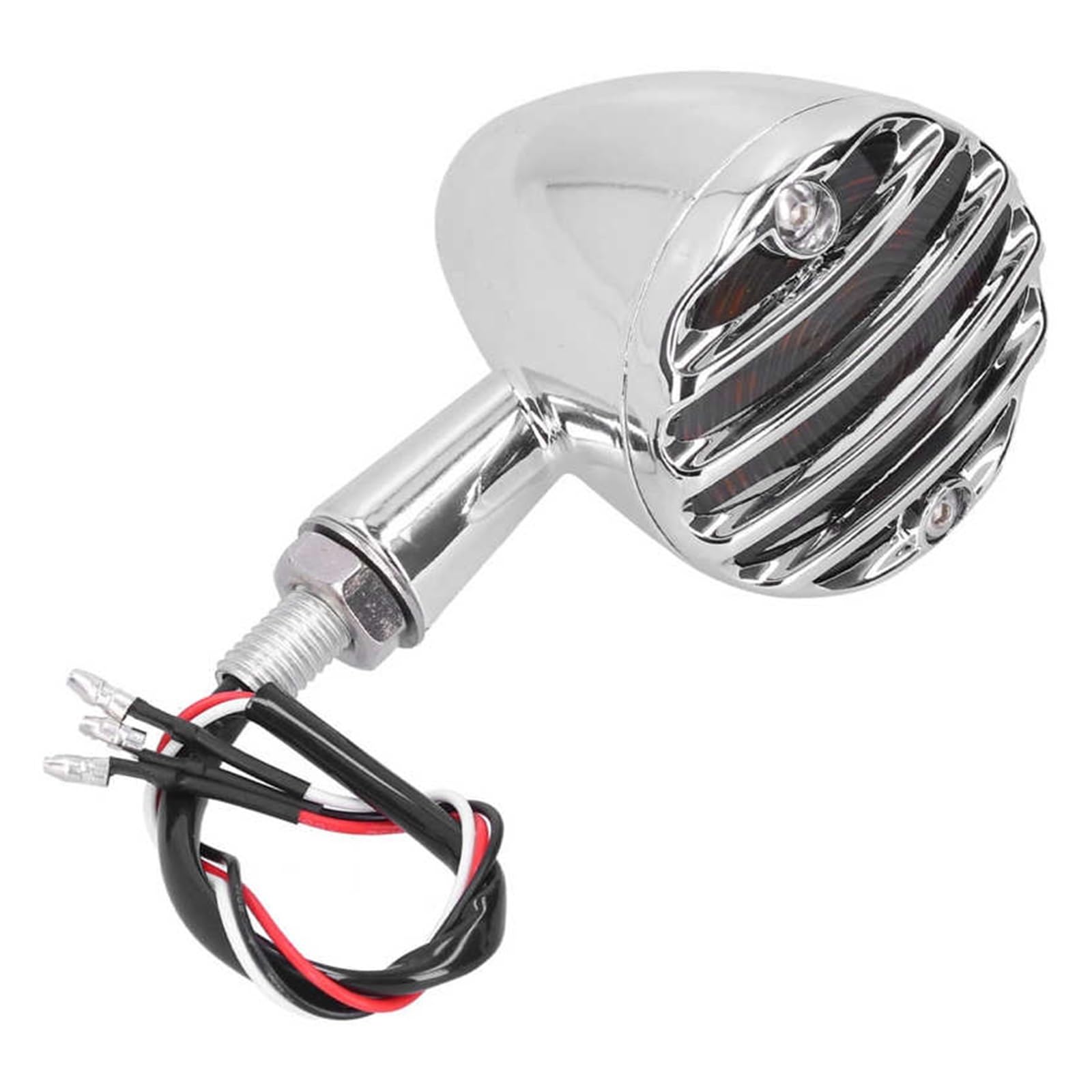 Clignotant Indicateur Clignotants Moto Vintage Moto Clignotants Lumière Universelle avec Grille