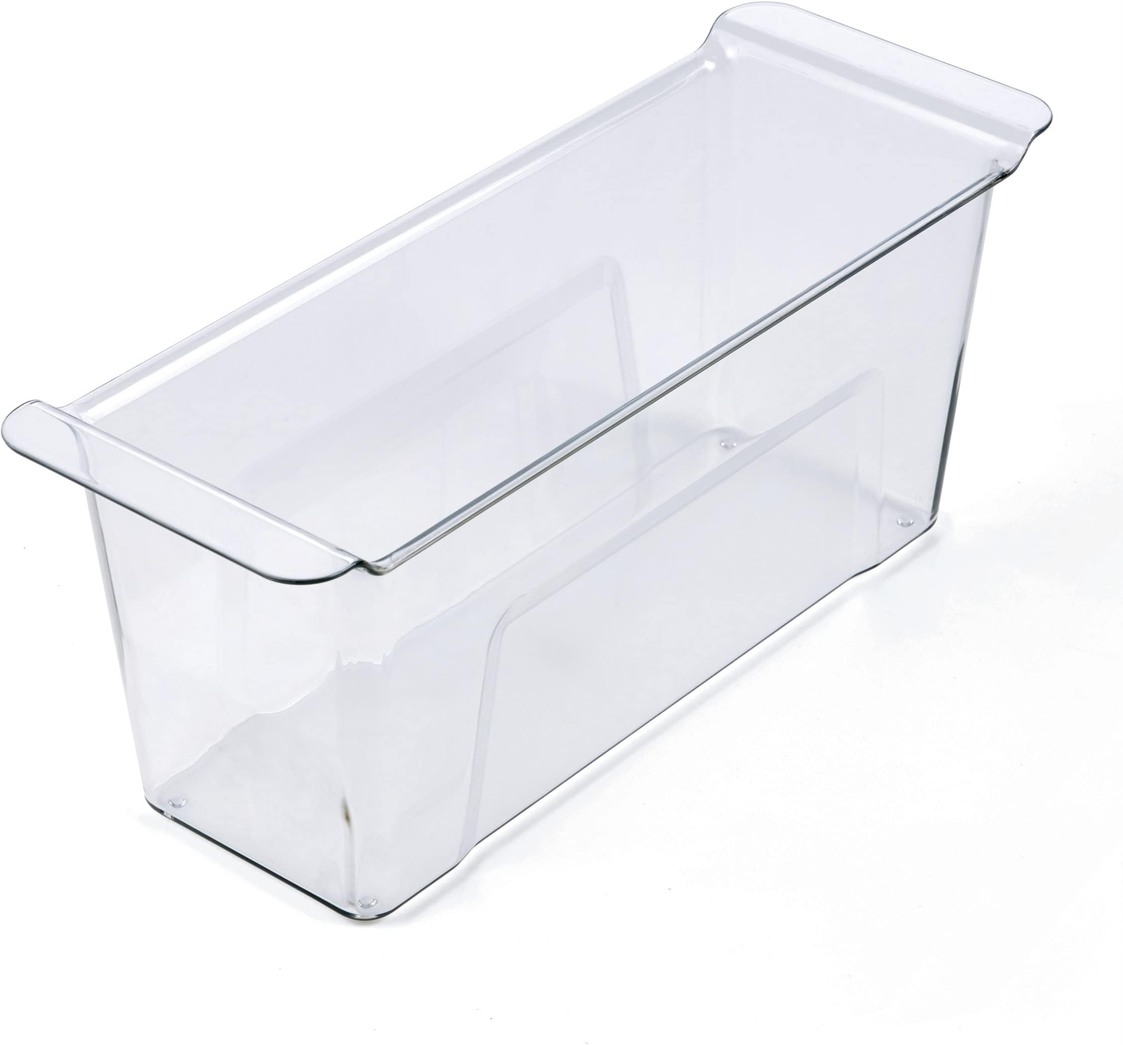 Copco Plastic Ice Cube Bin, 15.1x5.4x 6.3 Inch, Clear