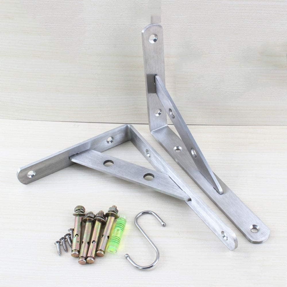 Bracket, L Bracket for Shelf,Wall Mounted Triangle BracketsTriangle Board Shelf BracketsStainless steel tripod bracket bracket wall shelf wall hanging partition shelf wood support tripod home wall tr
