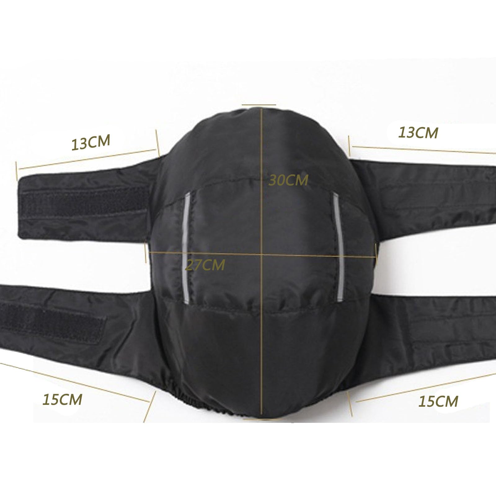 Ginocchiere per moto, Cinghie adesive Strisce riflettenti Ginocchiera leggera Supporto for ginocchio da neve
