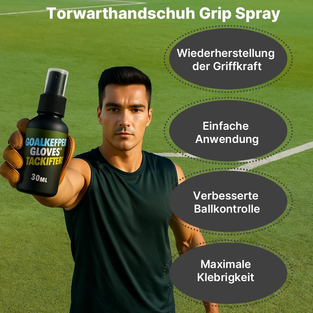 Спрей для вратарских перчаток Grip Spray, Goalkeeper Gloves Grip Spray для перчаток, спрей для футбольных перчаток