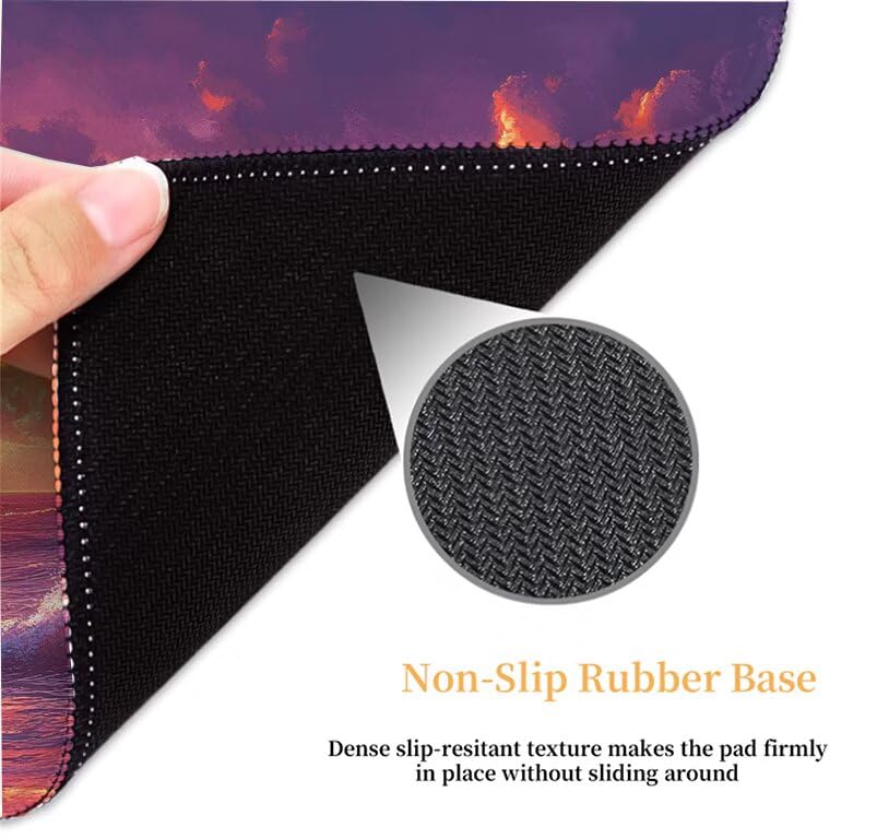 Tapis de souris XXL 700x400x3mm grand format imperméable lavable
