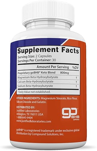 Miniatura 4 de K1 Keto Life Pills 800MG incluye cetonas exógenas patentadas goBHB Soporte avanzado de cetosis para hombres y mujeres, 60 cápsulas