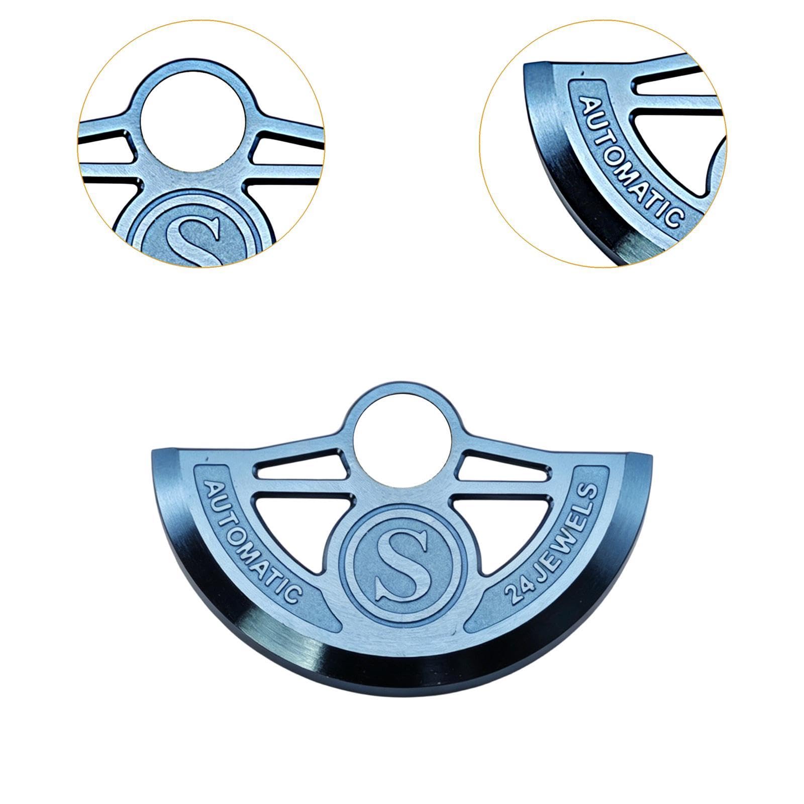 rockible Rotor del movimiento del reloj, mantenimiento del rotor automático del reloj, accesorio ligero, repuestos para reparación relojes mecánicos.