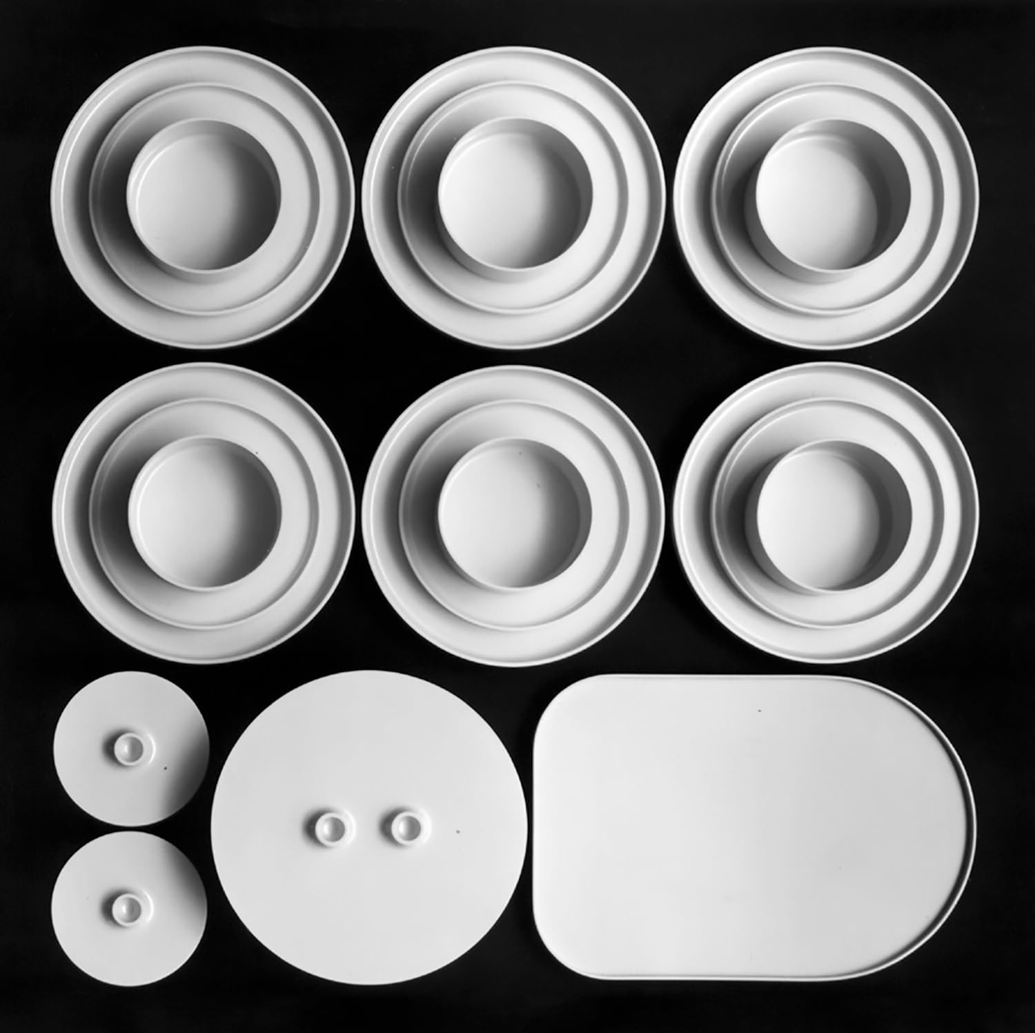 Max 1 | Vajilla de 25 piezas | Hellerware | Massimo & Lella Vignelli