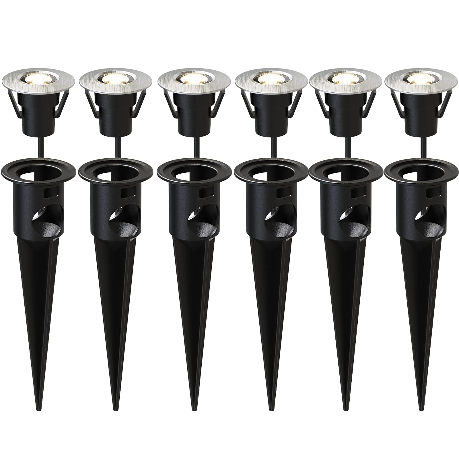 Outdoor Low Voltage Deck Lights LED Landscape Lighting Kit 0.6W 7