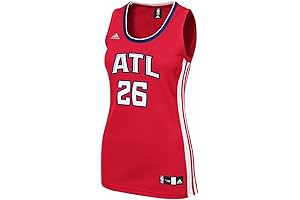 adidas Kyle Korver Replica Jersey: Red-Hot Atlanta Hawks Spirit for Women