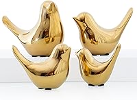 Vista 14 de Notakia Estatuas de pájaros blancos pequeños, decoración del hogar, adornos decorativos de estilo moderno para decoración de sala de estar, 2