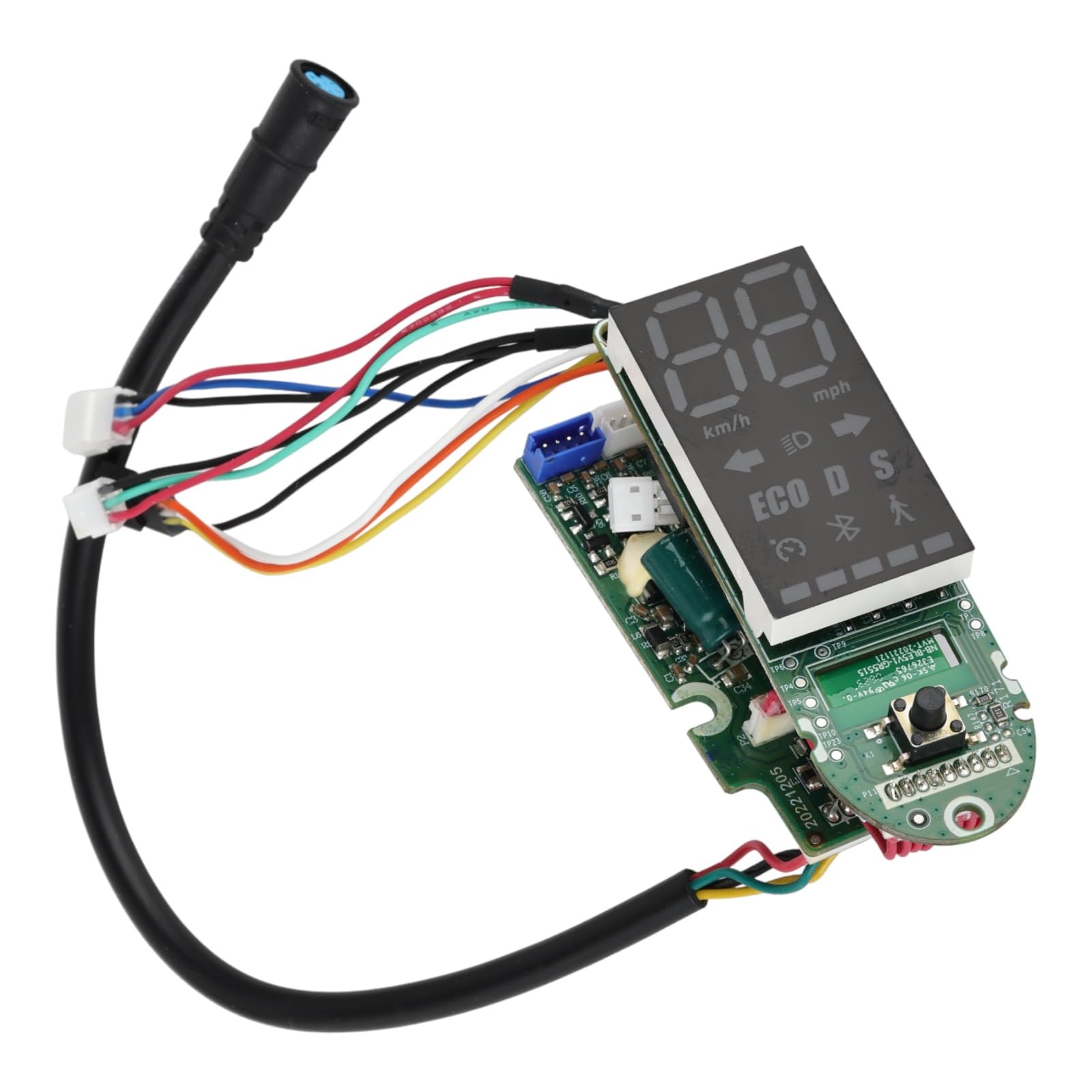 Placa Base con Pantalla LED y Bluetooth for el Tablero de Instrumentos, for Patinete eléctrico Ninebot, MAX G2, Piezas de KickScooter Controlador de Scooter eléctrico