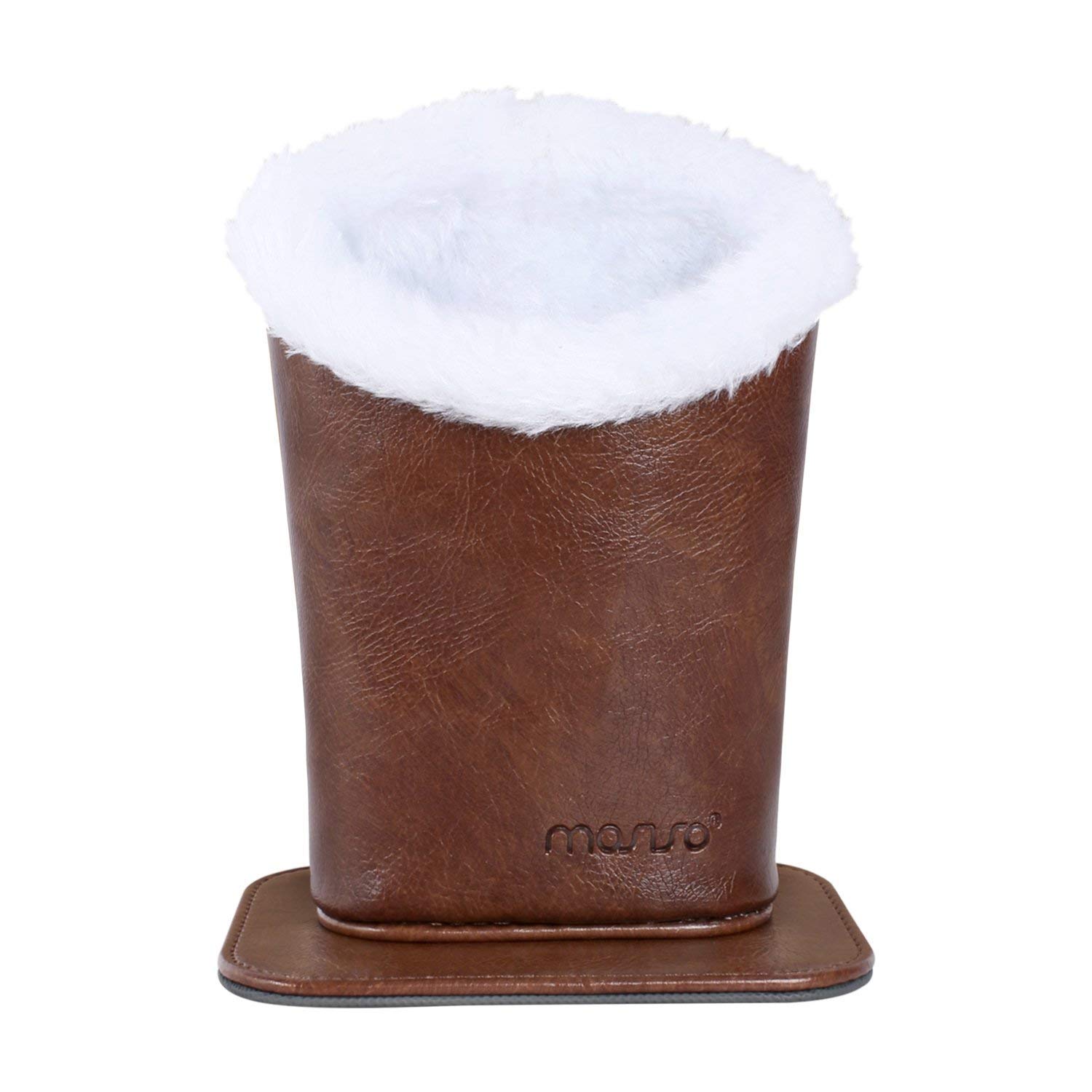 MOSISO Eyeglasses Holder for Women, Plush Lined PU Leather Glasses Case