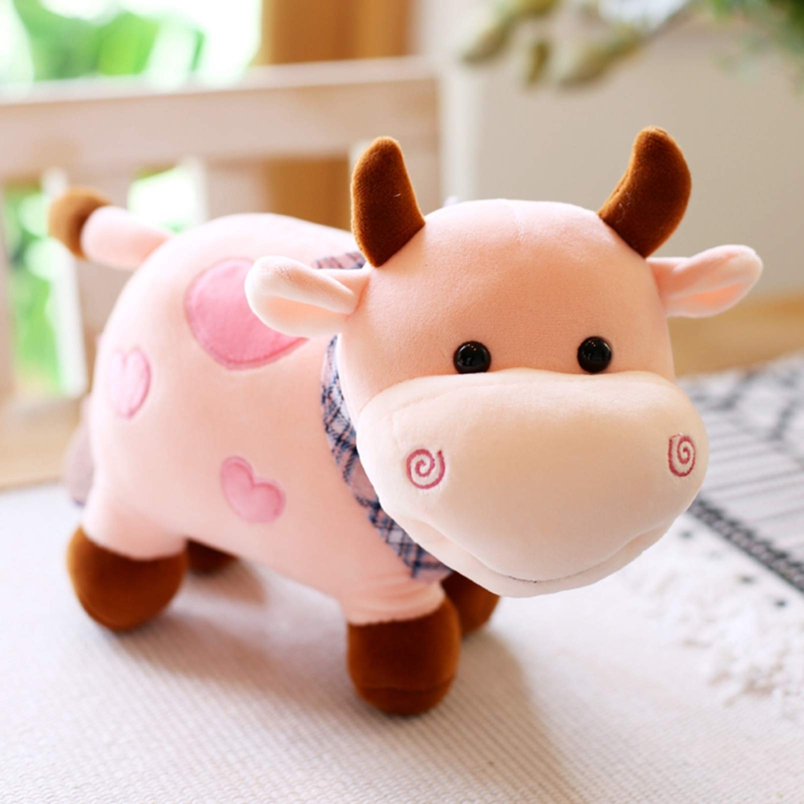 Amazon｜ぬいぐるみ ミニ 牛 可愛い牛 動物 大きい 牛ぬいぐるみ 牛