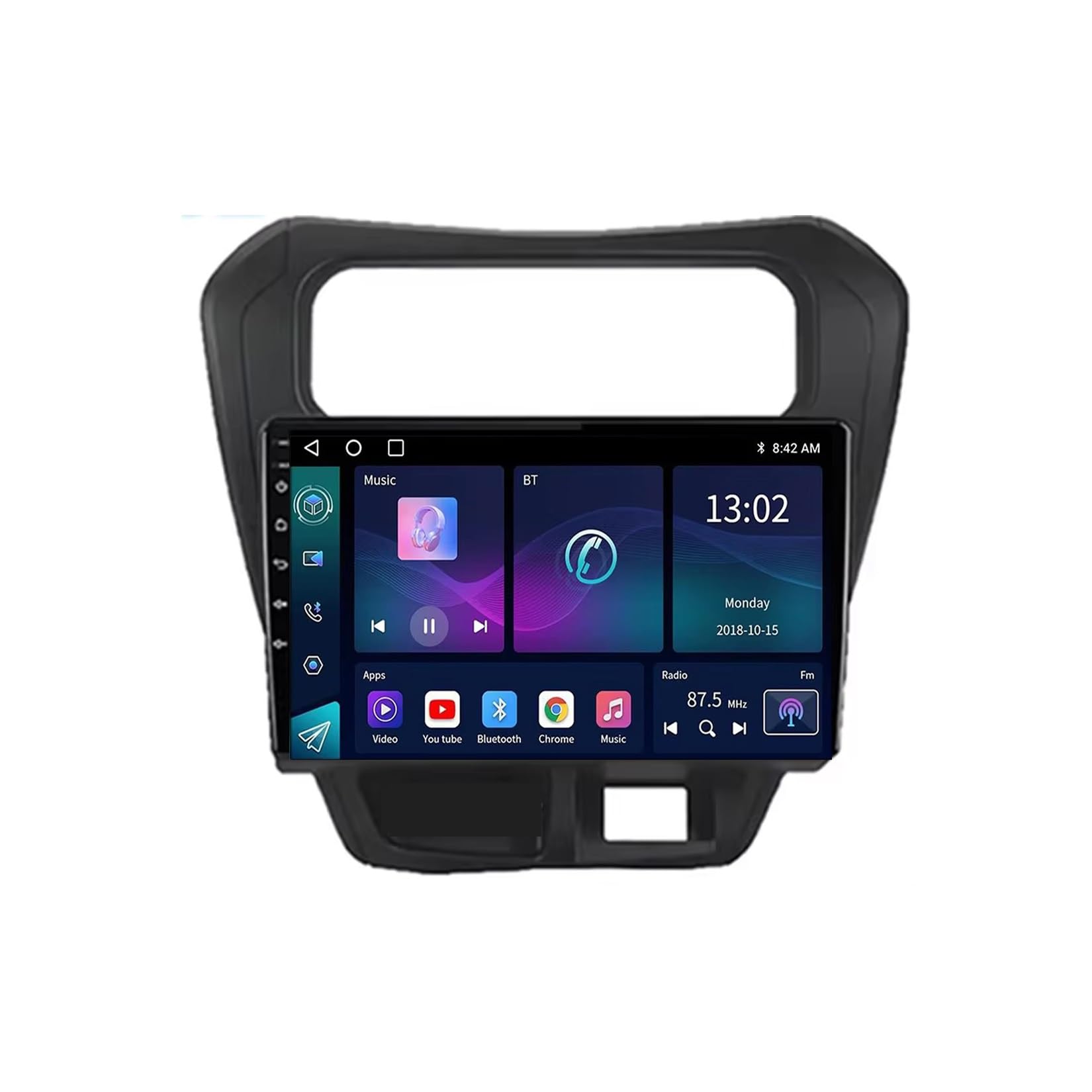 Car Play Screen for SUZUKI Maruti Alto 800 2015 Usb 9 Inch Android 15 Fm For, 4 Core 2G+64G