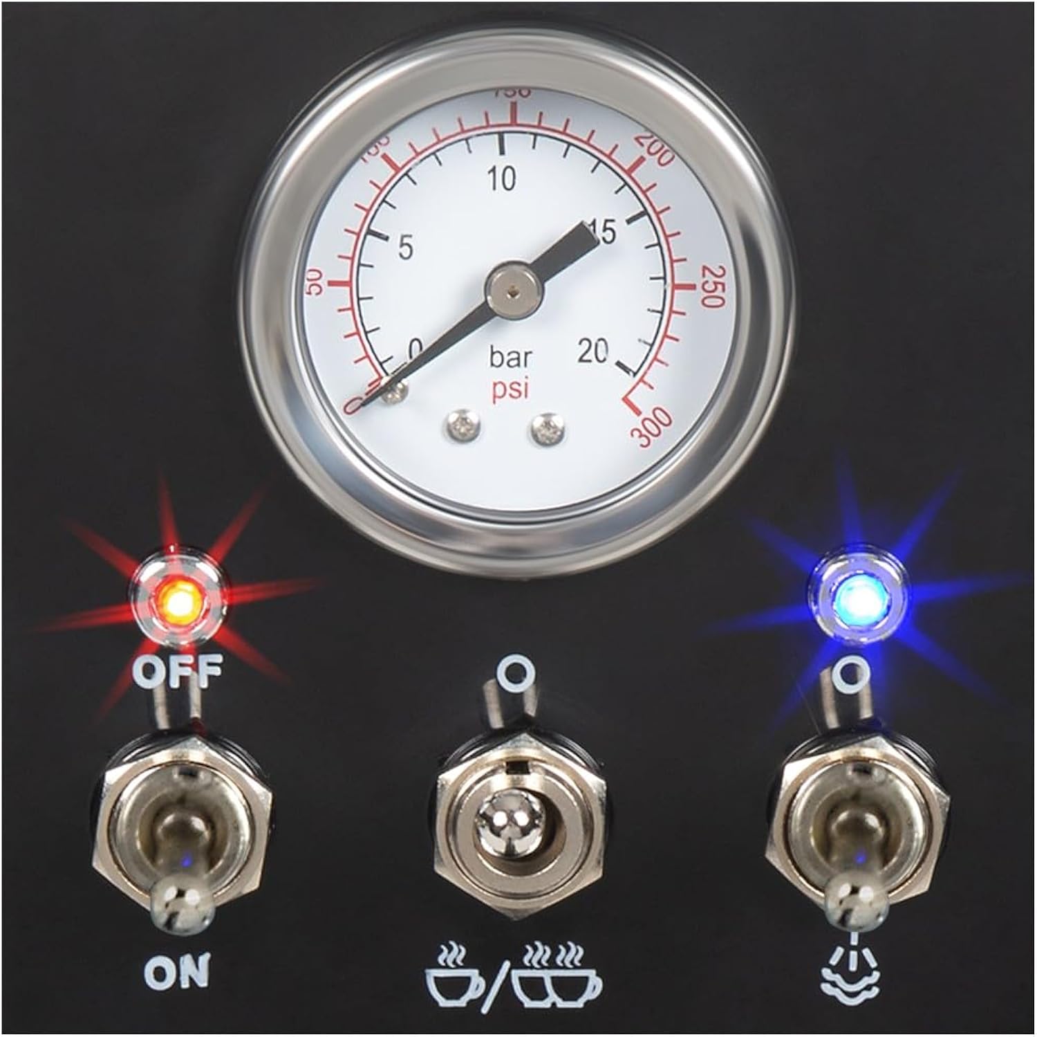 LIVOO | Macchina da caffè espresso | DOD174N - 15 Bars, Riscaldatore Thermoblock | Ugello Vapore per Cappuccino, Latte Calda | Look Retrò Nero, 1350W LIVOO | Macchina da caffè espresso | DOD174N - 15 Bars, Riscaldatore Thermoblock | Ugello Vapore per Cappuccino, Latte Calda | Look Retrò Nero, 1350W