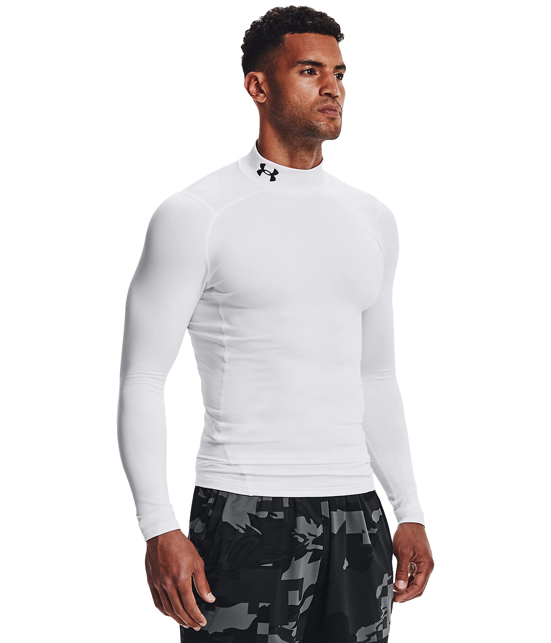 Under Armour Men's ColdGear® Armour Compression Mock Long Sleeves Black