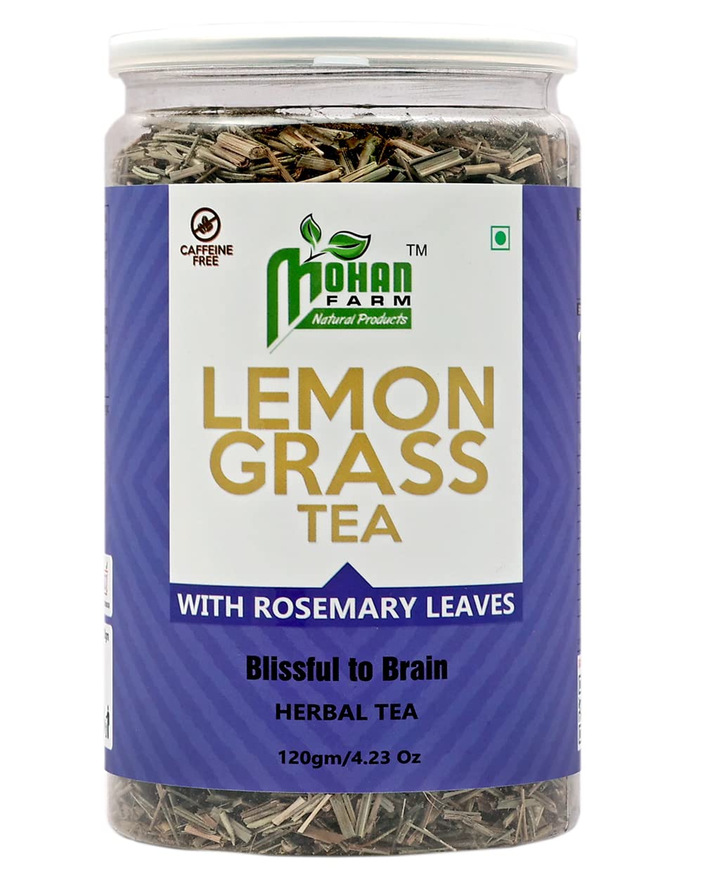 Mohan Farm Lemongrass Tea with Rosemary leaves - Boost Metabolism Used for Detox Pure & Refreshing Herbal Green Tea Leaves (Lemongrass tea with Rosemary leaves - 120gm) (B0C1N3K3H2) Amazon Price History, Amazon Price Tracker