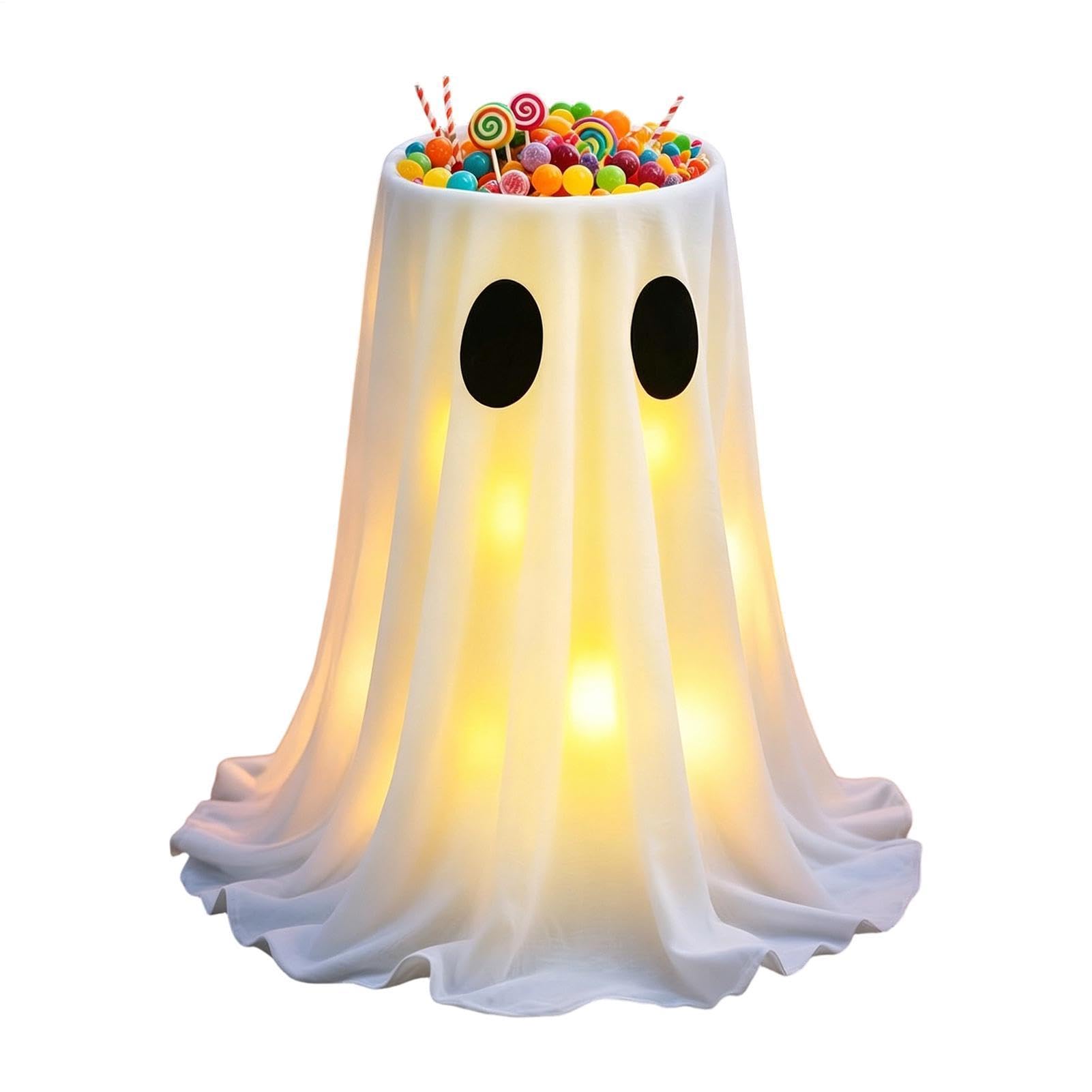 Decorazioni Fantasma Halloween da Esterno Decorazione da Terra a LED con 8