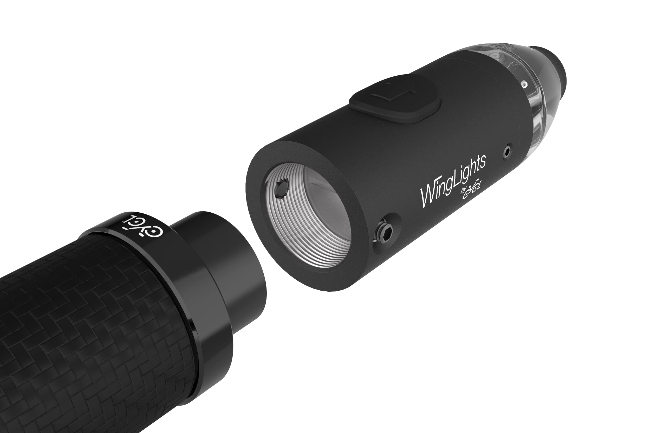 CYCL WingLights Next Frecce per Bicicletta e Monopattino Elettrico | ECE 148 R50 Certificazione | E Scooter Indicatori di Direzione | Batteria Caricata | Incorporato Interruttore