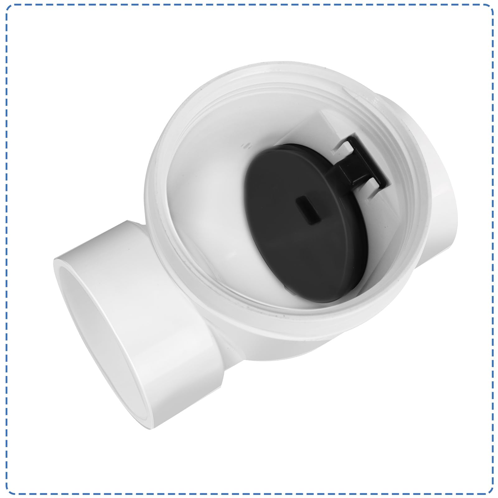 3" Backflow Preventer Vavle,3 Inch Backwater Check Valve, Drain Backflow Preventer Valve Prevents Sewage and Rainwater from Flowing Back