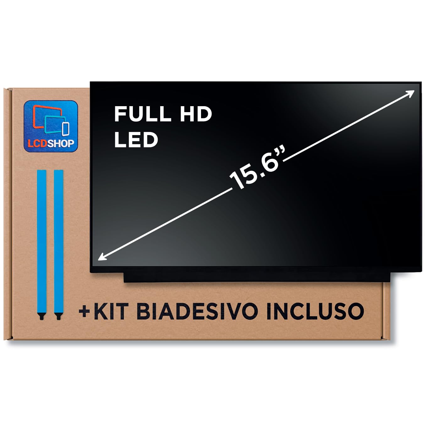 15.6" Led Compatibile con Lenovo IdeaPad 3 15ALC6 Full Hd IPS Display Schermo
