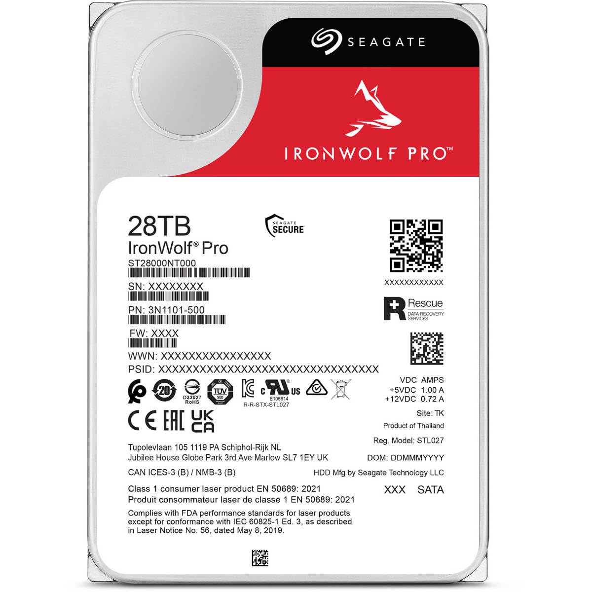 Amazon | Seagate IronWolf Pro SATA III 3.5インチ 内蔵型 NASハード