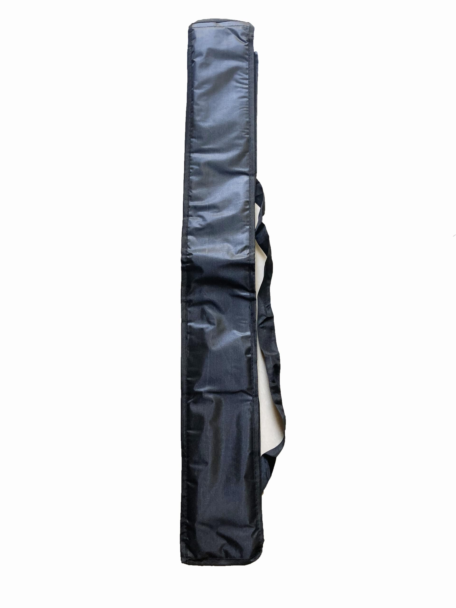 Polyester KE Black Shiny Cricket Bat Cover (Foam Padded)(Standard Strap) Suitable for All Cricket Bats 1