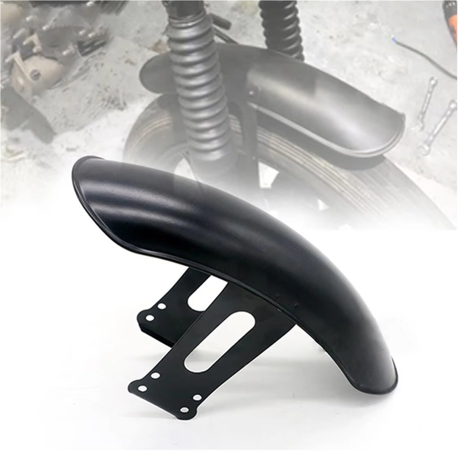 Parafango Moto Allungato Per CG125 Parafango Anteriore In Metallo Per Motocicletta Protezione Ruota Antipolvere Retro Modifica Copertura Di Ricambio