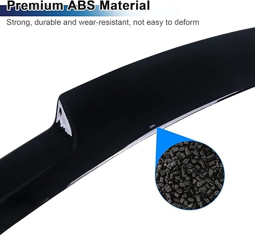 Miniatura 7 de Alerón para maletero compatible con Honda Accord 10ª generación 2018 2019 2020 2021, alerón para labio de maletero con plástico ABS para sedán de 4