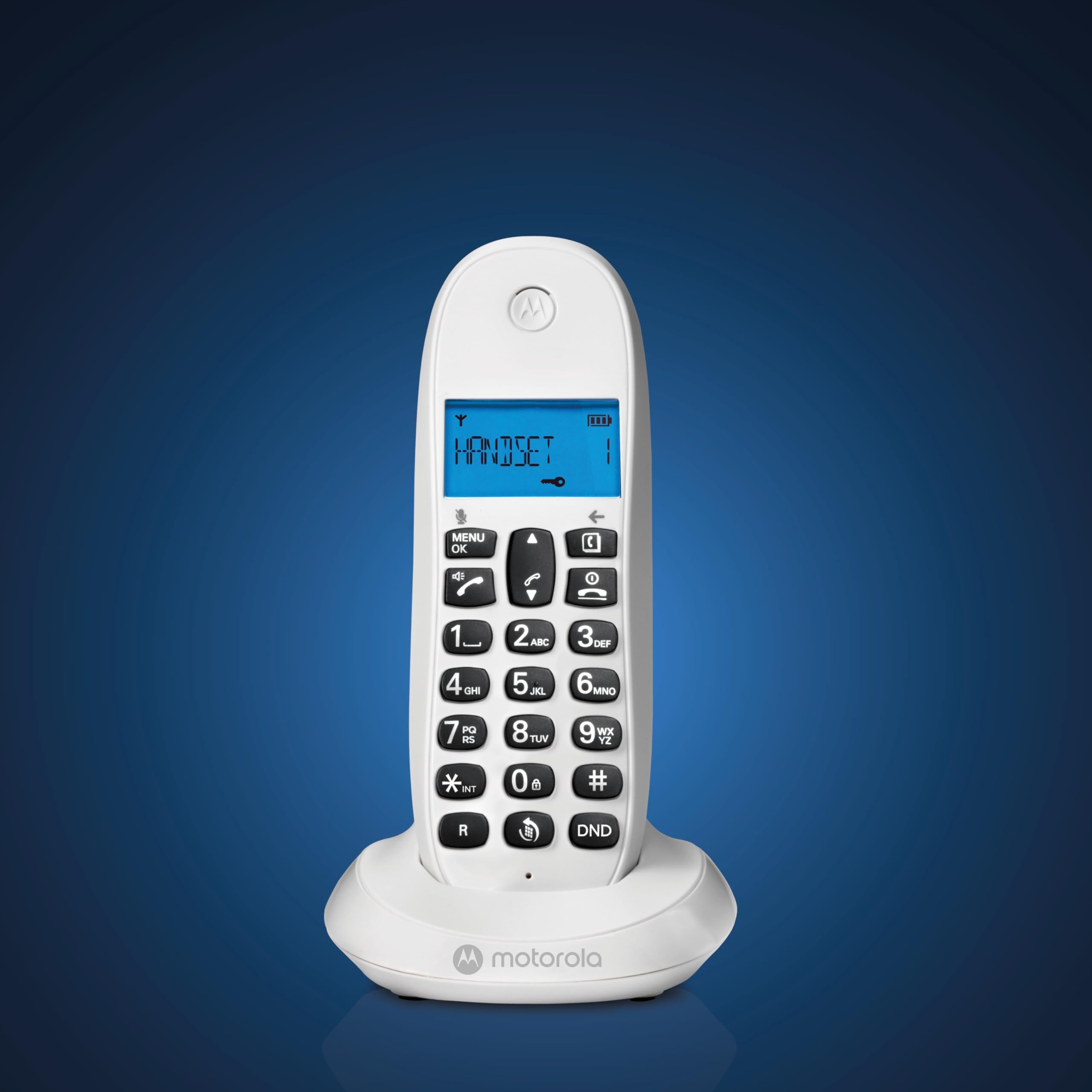 Téléphone fixe - MOTOROLA - C4201 Combo DECT - 2 pcs - Noir - Écran