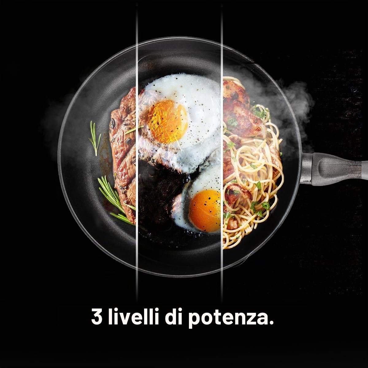 Cecotec Cappa aspirante 60 cm di larghezza Bolero Flux CM 602200 Inox B. Potenza di aspirazione 220 m3/h, motore 70 W, basso consumo, controllo meccanico, 3 livelli di potenza, finitura in inox
