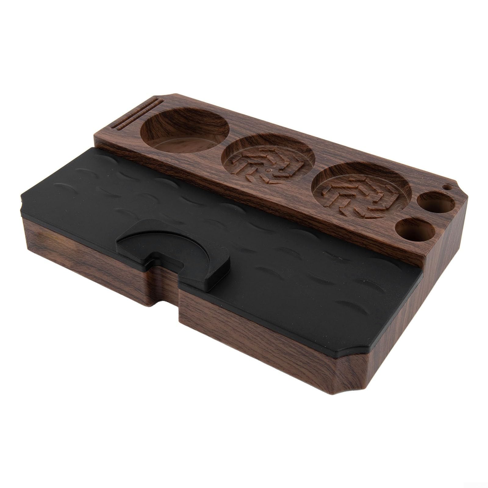 Per Espresso Tamper Station, effetto legno, antiscivolo, 58 mm, per