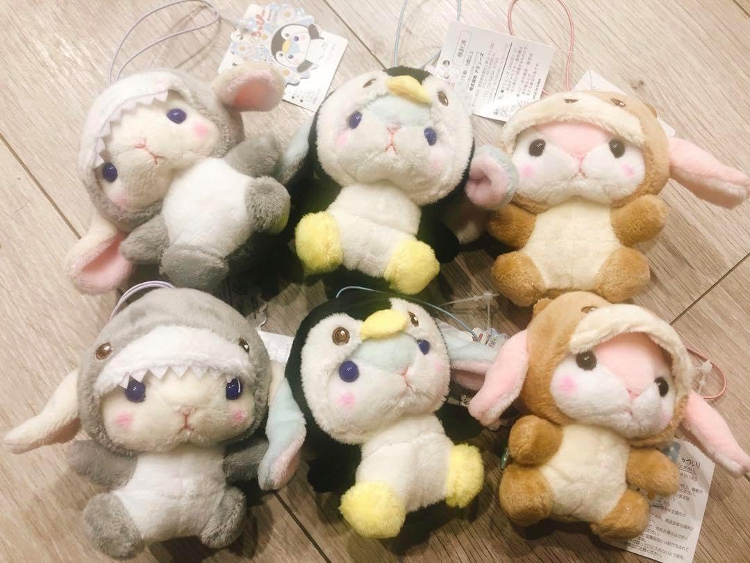 ぽてうさろっぴー ゆるぐるみにゃんこ すみれちゃん×白ネコ JB ぽ