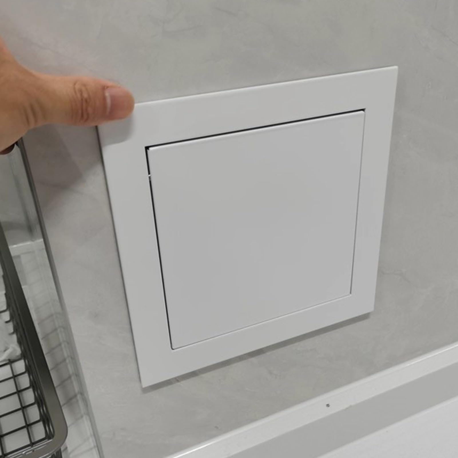Decorative Aluminum Access Panel, Wall and Ceiling Access Door Easy Install, Inspection Door Cover for Plumbing, Commercial & Residential Use(24x24in/61x61cm)