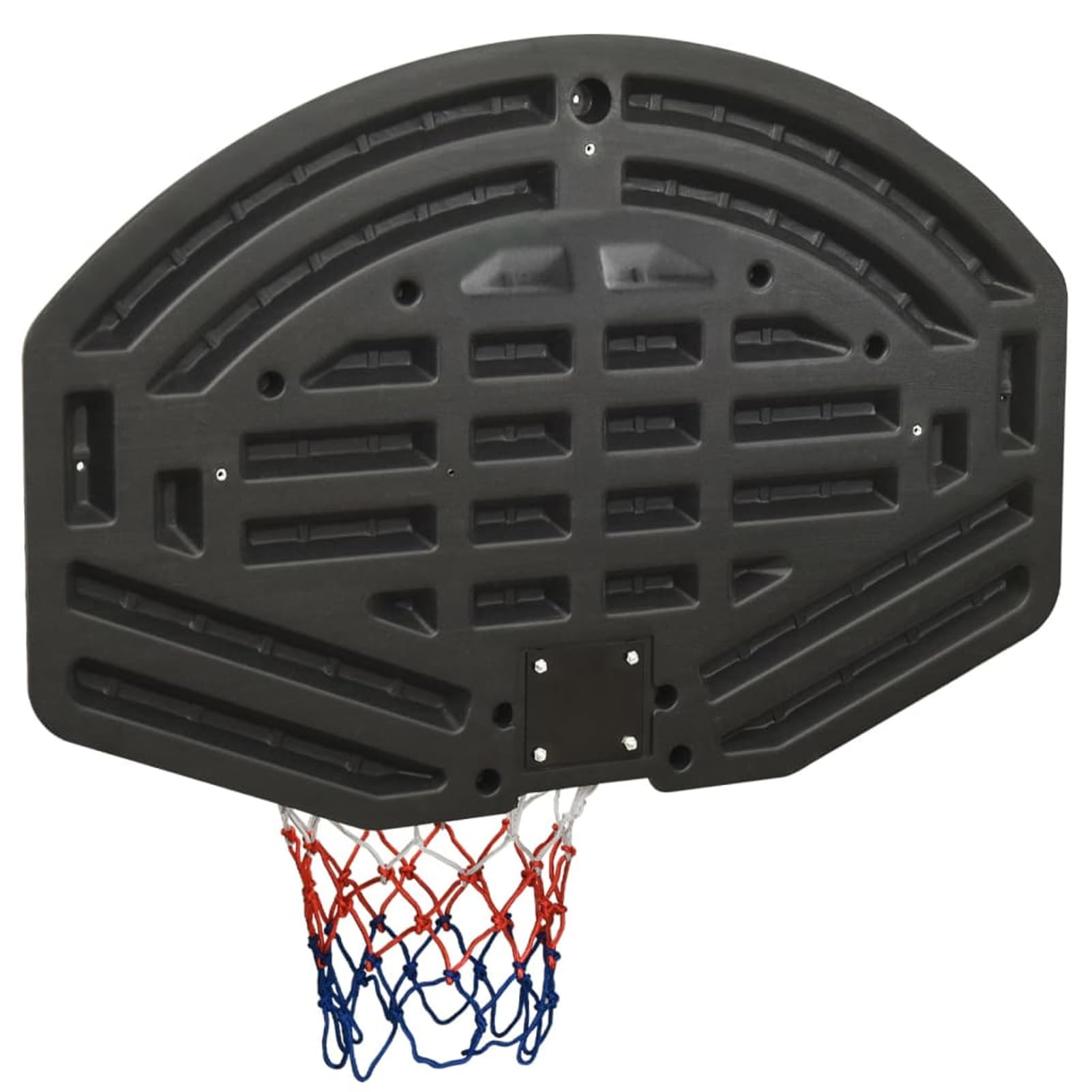 Tabellone da Pallacanestro Nero 90x60x2 cm Polietilene,Articoli Sportivi,Sport,Basket,Parti e Accessori canestro Basket,Tabelloni da basket-93666