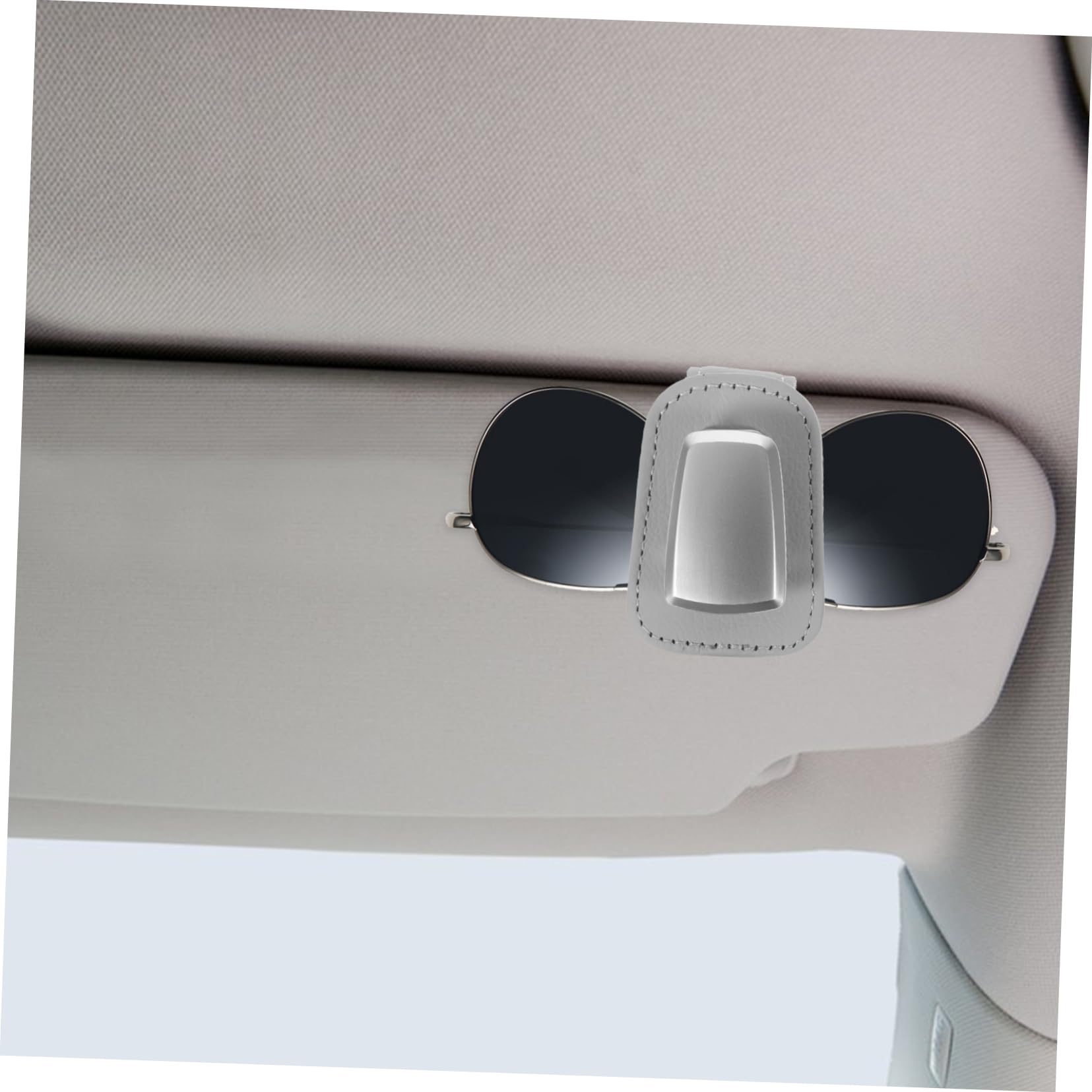 Gatuida 3pezzi Porta Occhiali Per Auto Supporto Pratico Per Occhiali Da Sole e Ticket Nero Facile Installazione e Protezione Ottimale e Documenti
