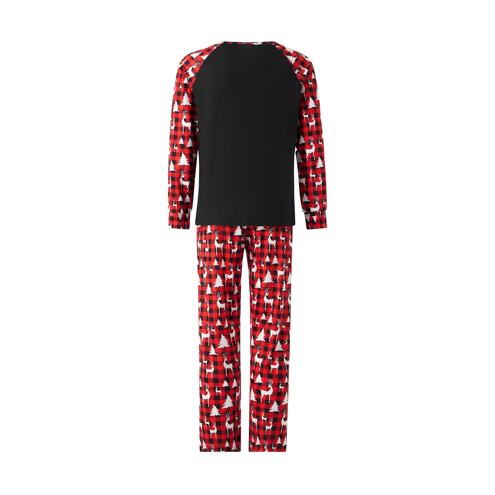 Pijama familiar de Navidad a juego de ciervos de Navidad para parejas y niños Baby Elk Reindeer Sleepwear Pijamas para adultos