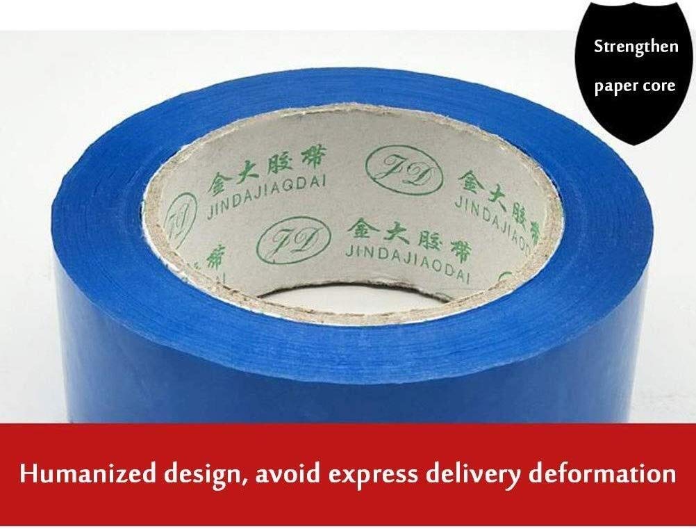 Per casa, ufficio e progetti fai da te, nastro adesivo sigillante - 5 rotoli di nastro adesivo resistente blu/rosso per imballaggio, sigillatura, identificazione, artigianato. Nastro adesivo multiuso