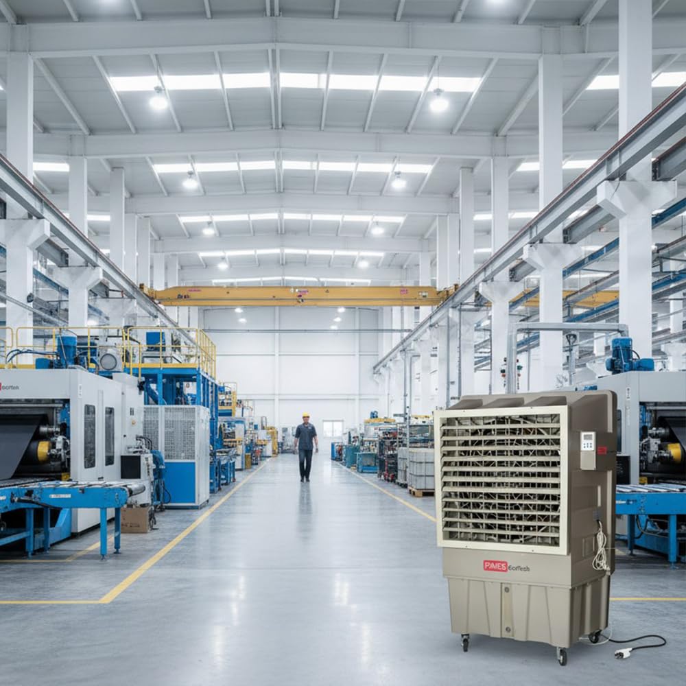 Climatizador evaporativo PARS EcoTech ECO-22000 con caudal de 22.000m3/h REALES + lámpara UV