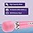 Wired Powerful Handheld Wand Massager, Strong Personal Vibration Massage for Sports Recovery, Back Muscle Aches, Whole Body Pain (Pink)