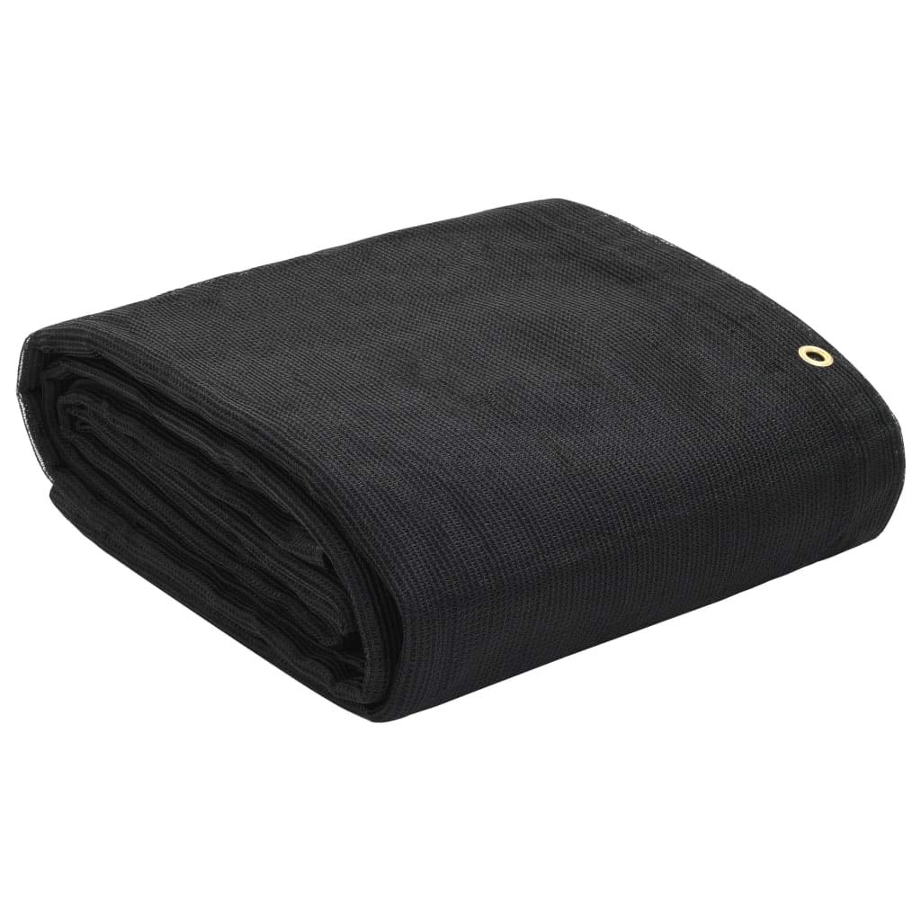 Festnight Containernetz Anhängernetz Sicherungsnetz Protectionnetz Spalier Kletternetz Sicherheits Gepäcknetz Seilnetz Zaunnetz Ladungssicherungsnetz Abdecknetz für Anhänger HDPE 3 x 7 m Schwarz