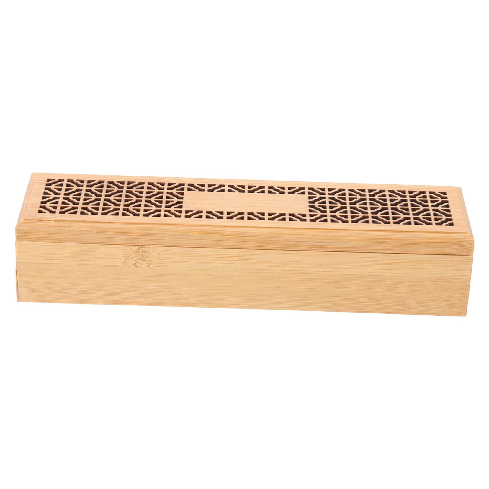 OUNONA 4 Stück Holz Weihrauch Box mit Hohlem Design Wiederverwendbarer Räucherstäbchen Halter für Meditation Yoga und Aromatherapie aus Stabilem für Zuhause und Büro